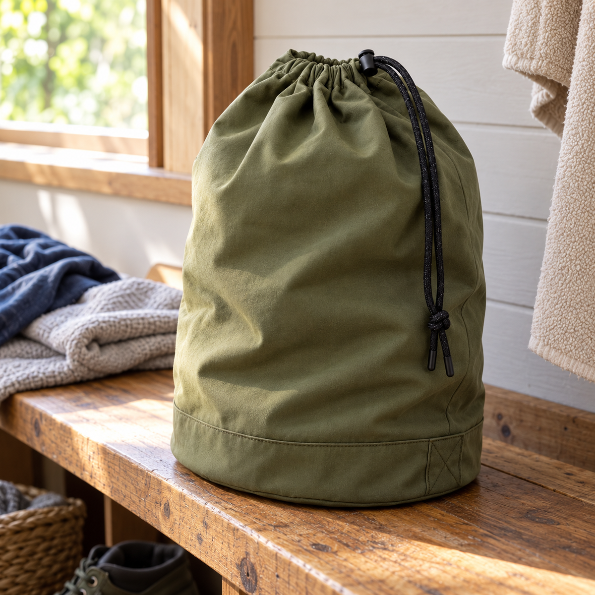 Drawstring Travel Laundry Bag