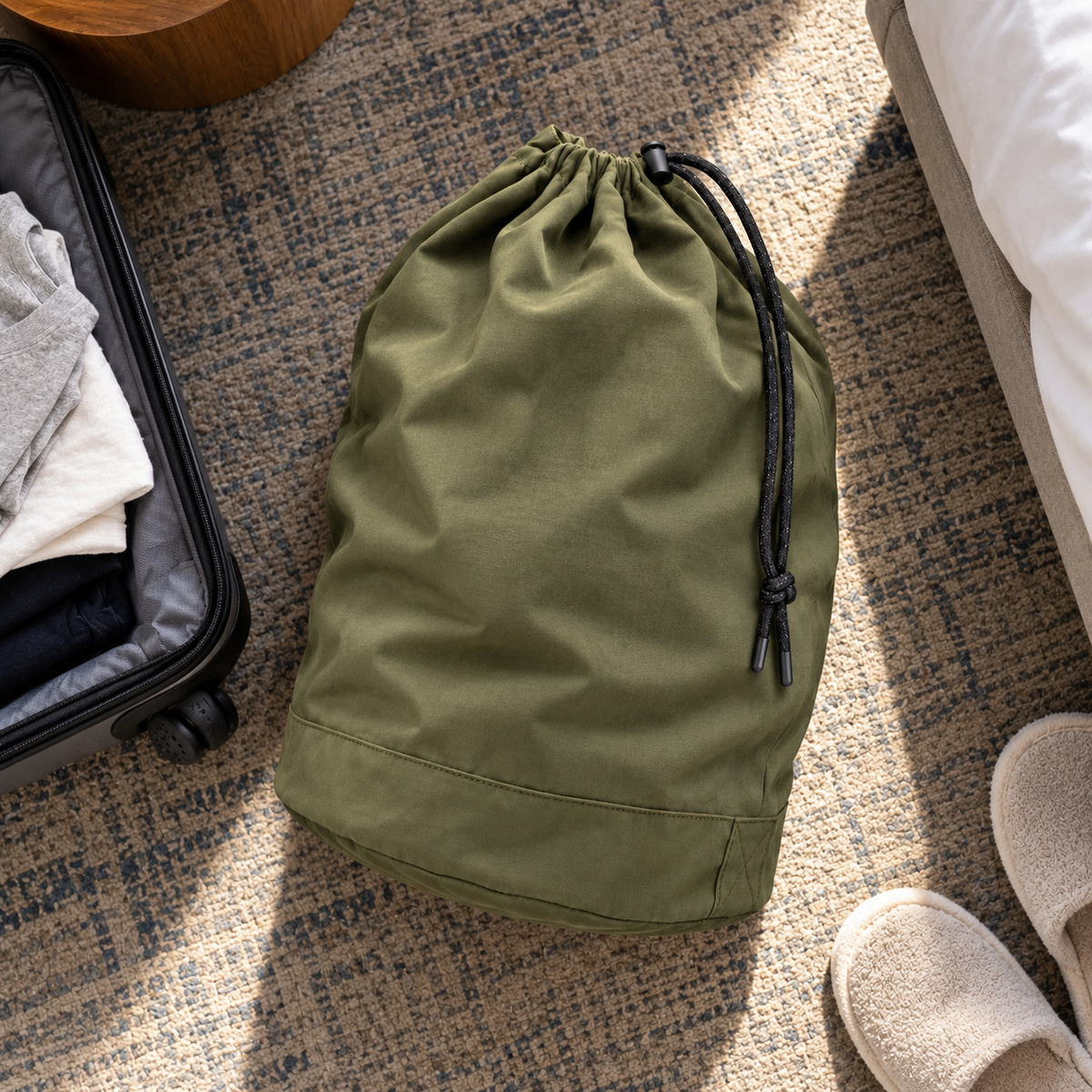 Drawstring Travel Laundry Bag