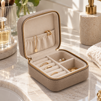 Compact Travel Jewelry Organizer