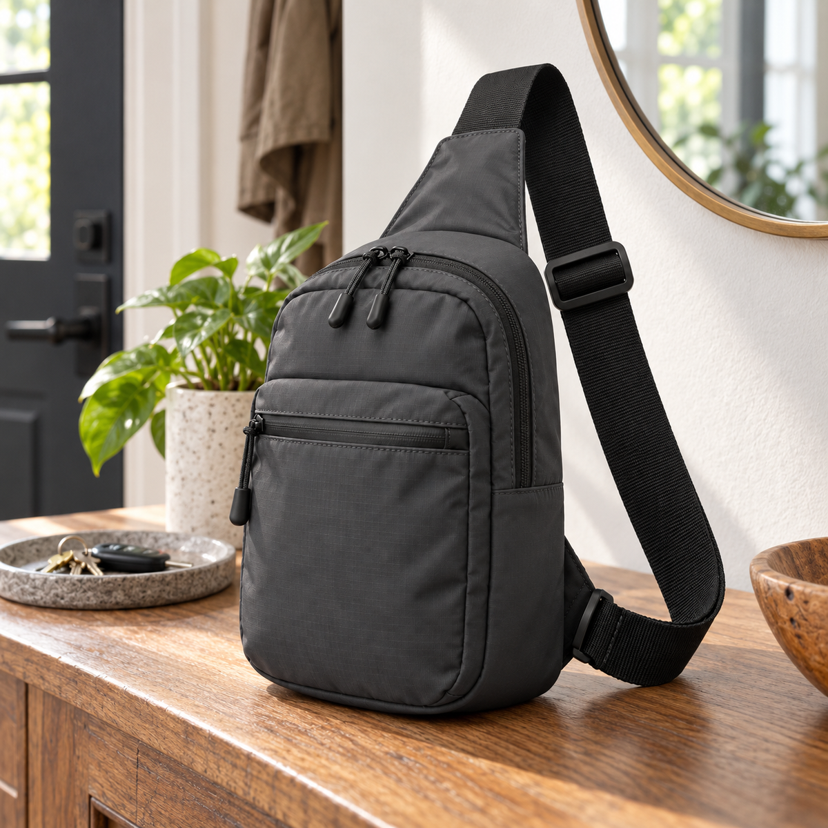 Compact Crossbody Sling Bag